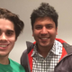 Boosted Board evangelist Rick Bross (left) and Boosted Board founder Sanjay Dastoor (right) just days after the electric skateboard started smoking profusely inside Bross’ New York City apartment. (Image: Rick Bross)